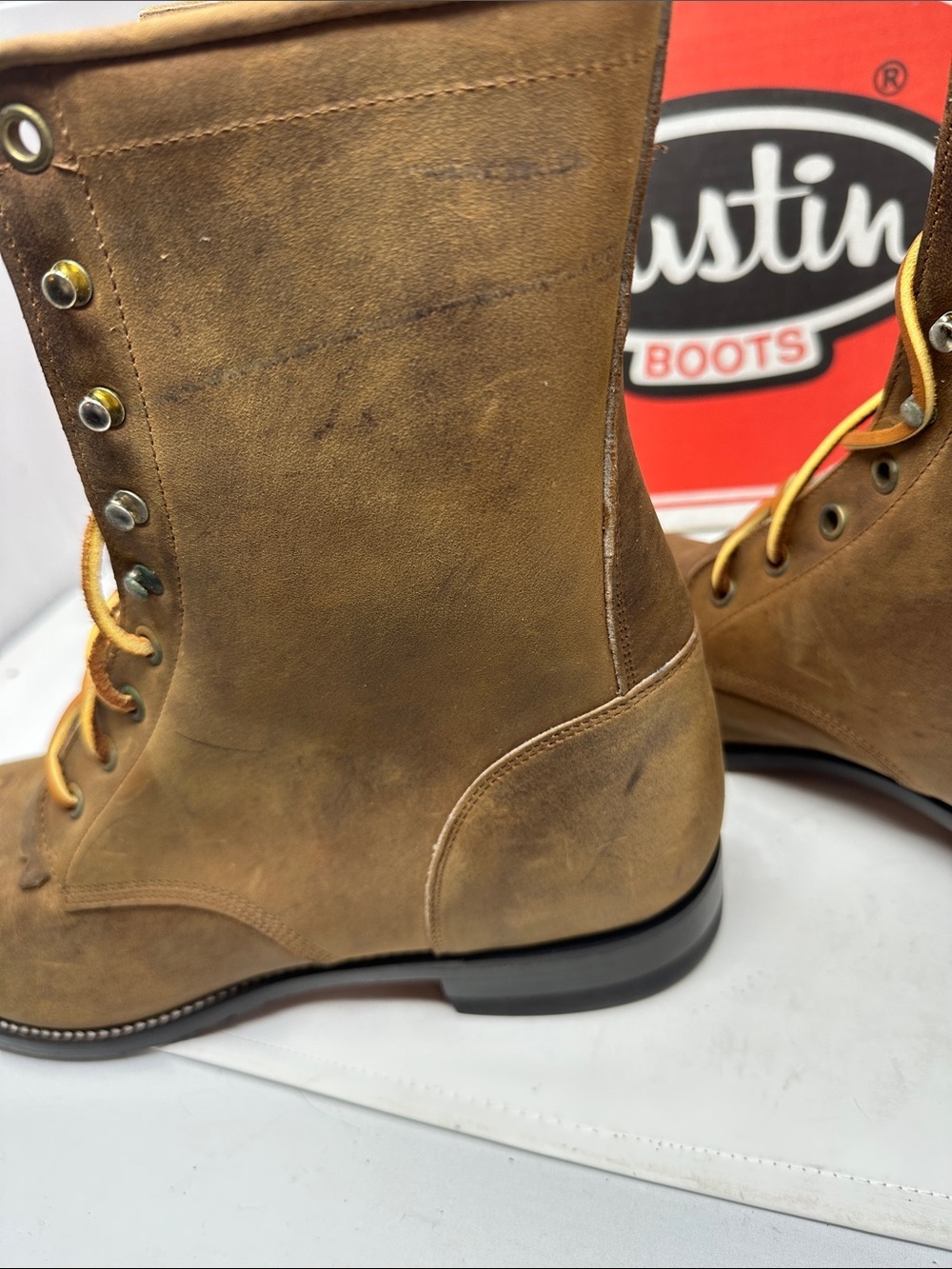 Justin Roper Boots Size 10 - Picture 10 of 11